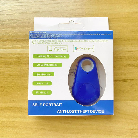 Mini Fashion Smart Dog Pets Bluetooth 4.0 GPS Tracker Anti-Lost Alarm Tag Wireless Child Bag Wallet Key Finder Locator